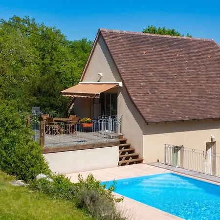 Ferienhaus Maison Spacieuse A Avec Piscine Privee Loubressac